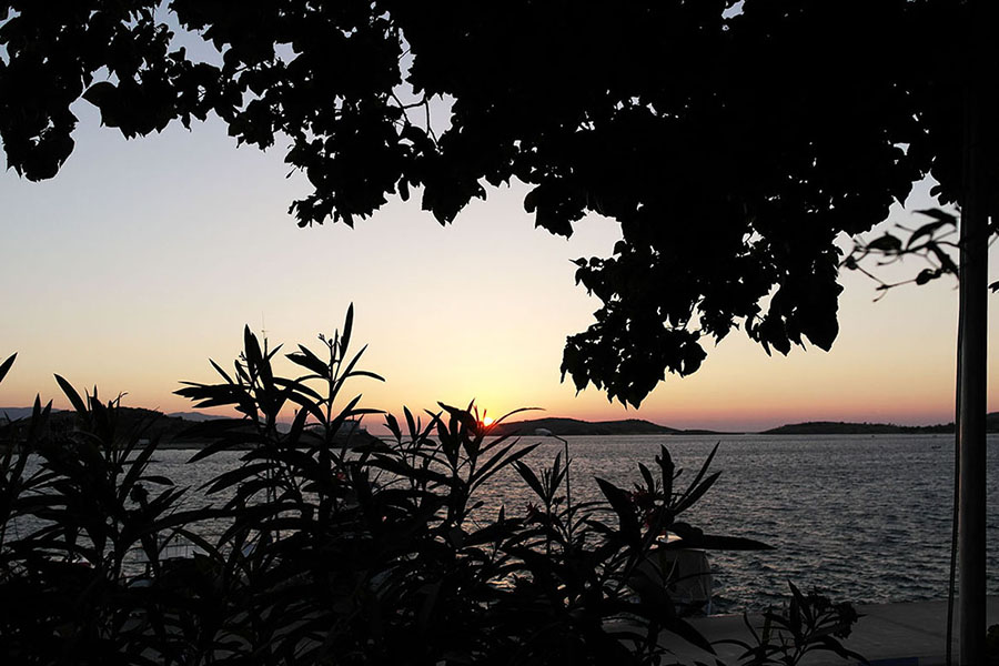 Sunset at the Foca Bay
